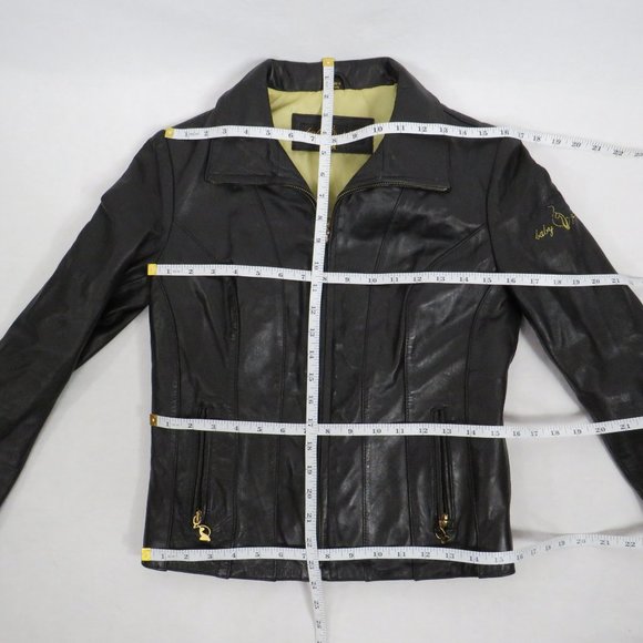 Baby Phat Black Leather Jacket - Picture 8 of 9